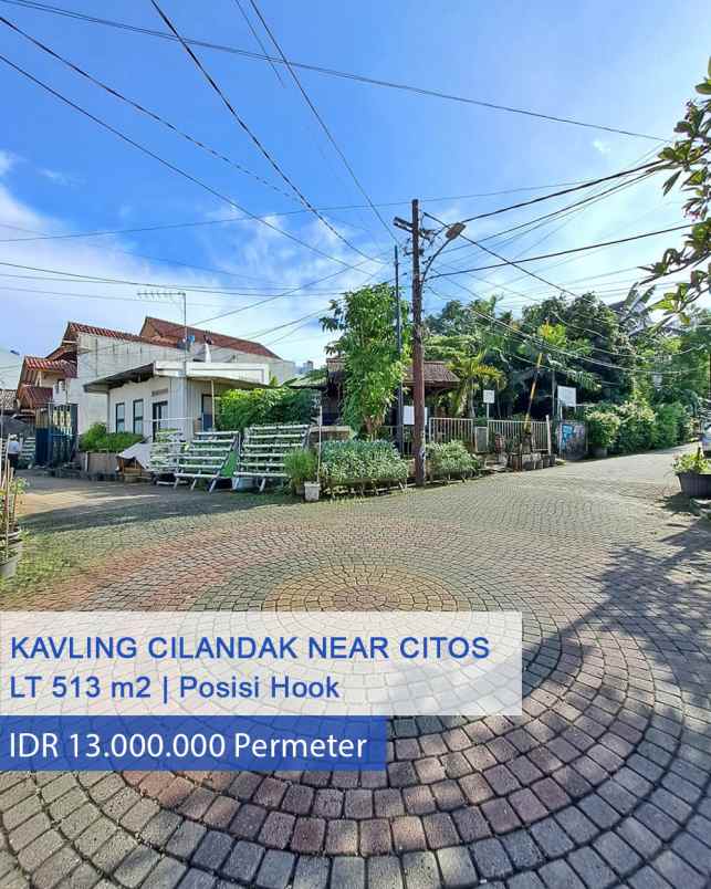 dijual tanah jl cilandak jakarta selatan