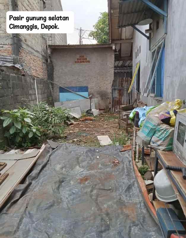 dijual tanah jl pasir gunung selatan