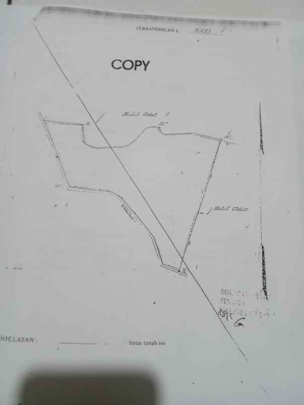 dijual tanah jl soekarno hatta