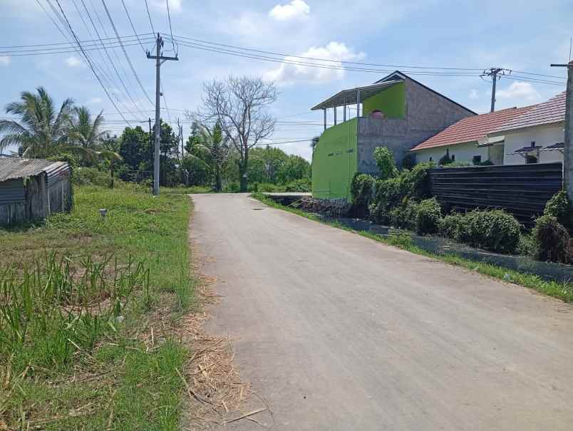 dijual tanah jl tanjung barangan