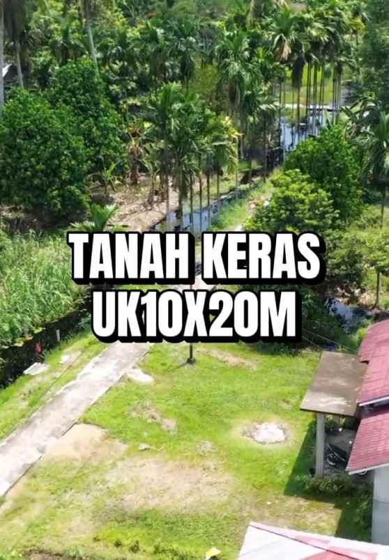 dijual tanah jl umar ahmad