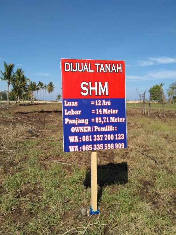 dijual tanah jln muara putat pemenang