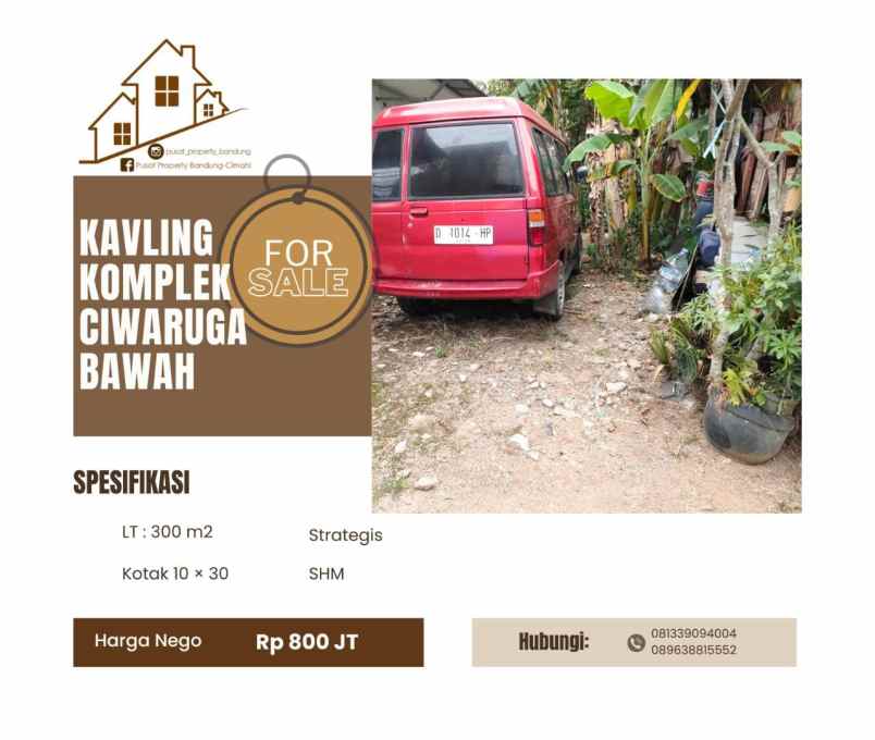 dijual tanah kec parongpong