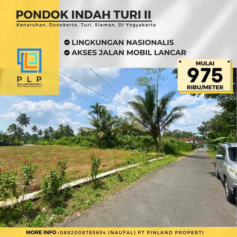 dijual tanah kenaruhan donokerto turi