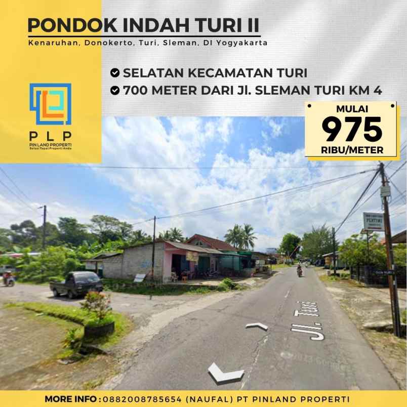 dijual tanah kenaruhan donokerto turi