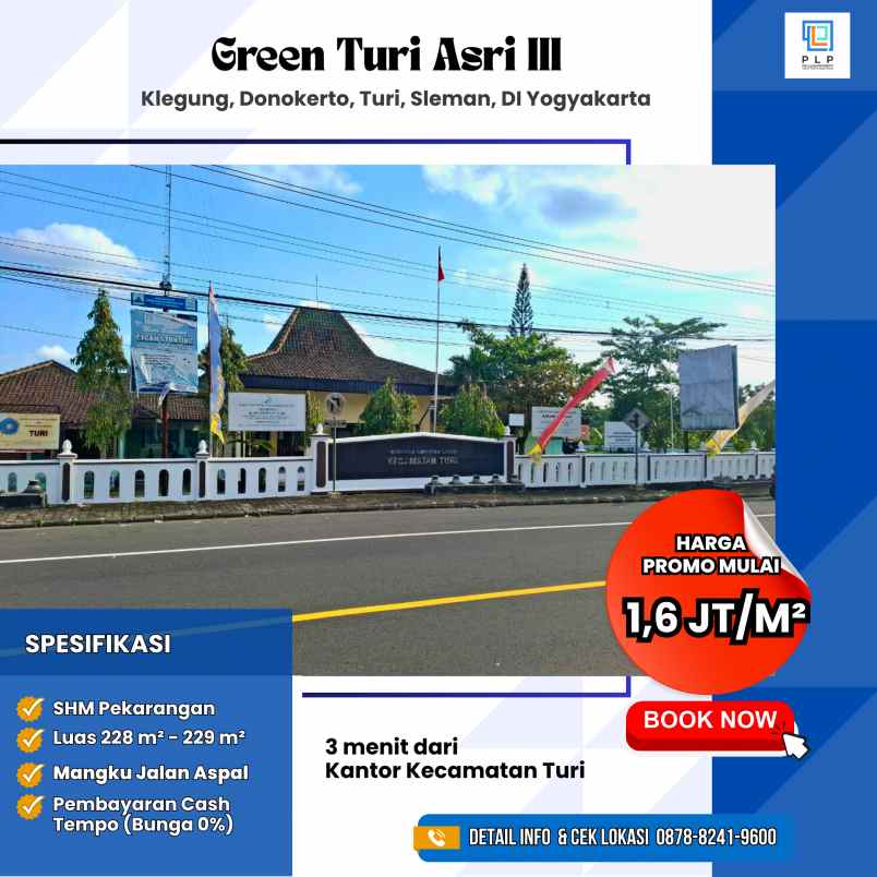 dijual tanah klegung donoharjo turi sleman