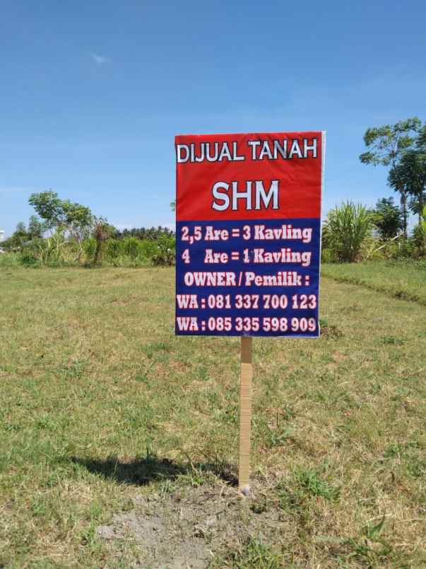 dijual tanah ln bangsal baru pemenang