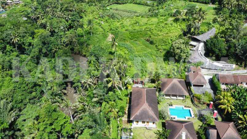 dijual tanah murah los sungai view lembah dekat ubud