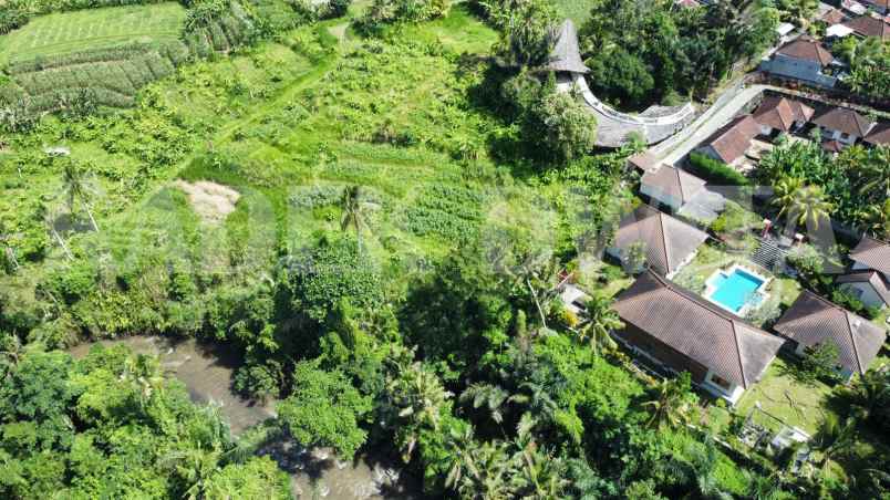 dijual tanah murah los sungai view lembah dekat ubud