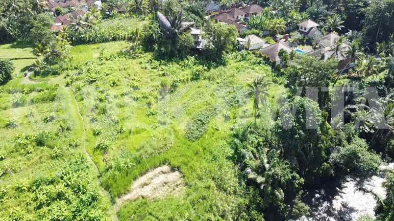 dijual tanah murah los sungai view lembah dekat ubud