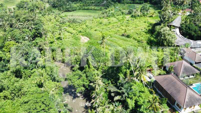 dijual tanah murah los sungai view lembah dekat ubud