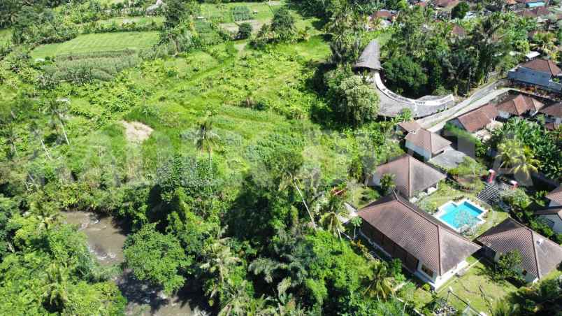 dijual tanah murah los sungai view lembah dekat ubud