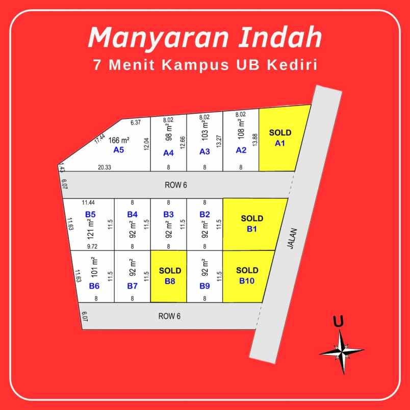 dijual tanah ngesong manyaran kec banyakan