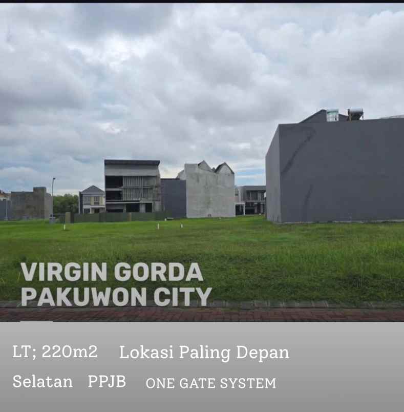 dijual tanah pakuwon city