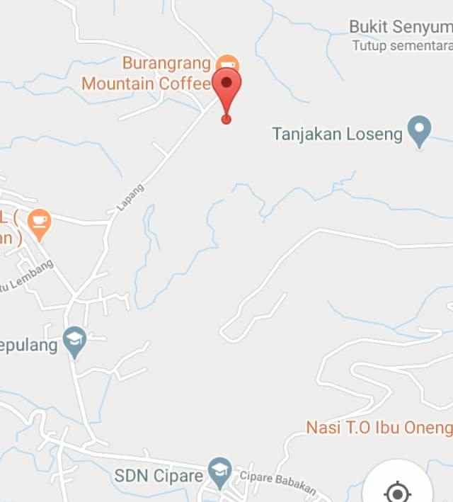 dijual tanah pinggir jalan ciparang kp