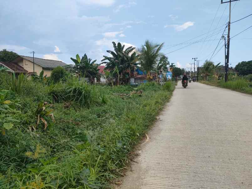 dijual tanah pinggir jalan km 14 srigading 1