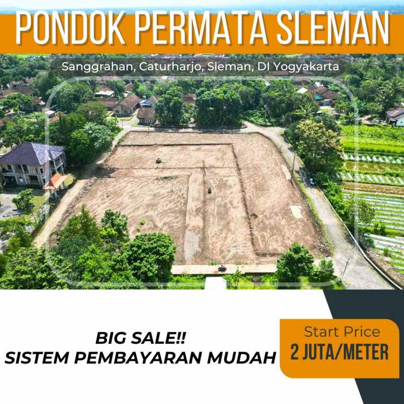 dijual tanah sanggrahan caturharjo