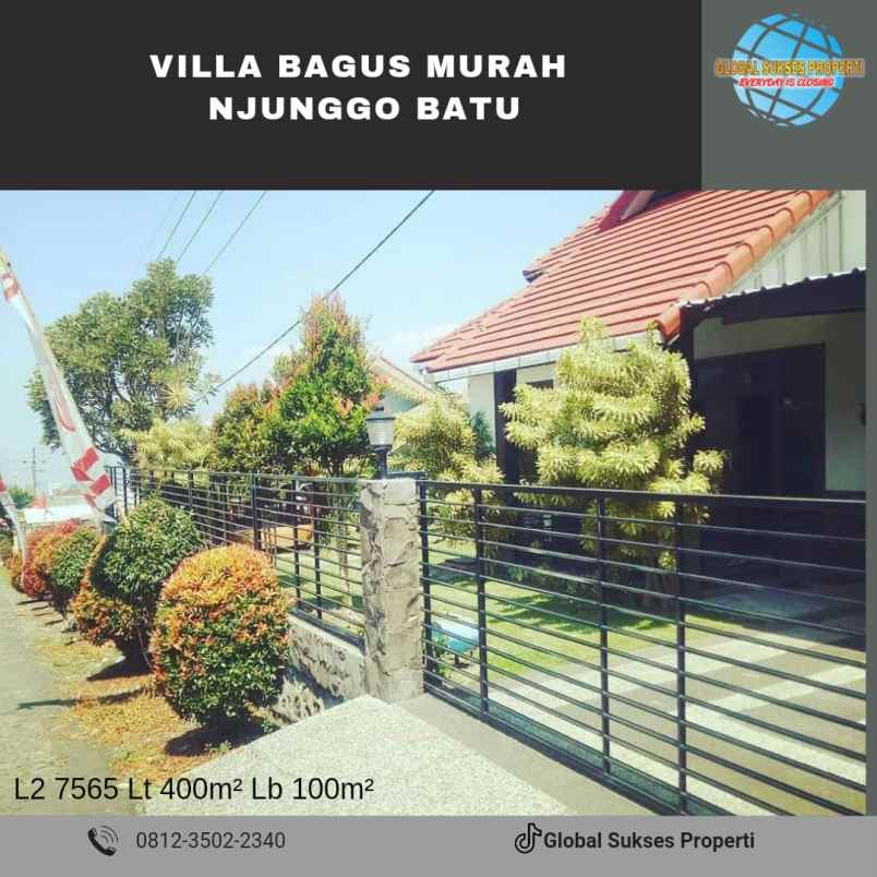 dijual villa bumiaji