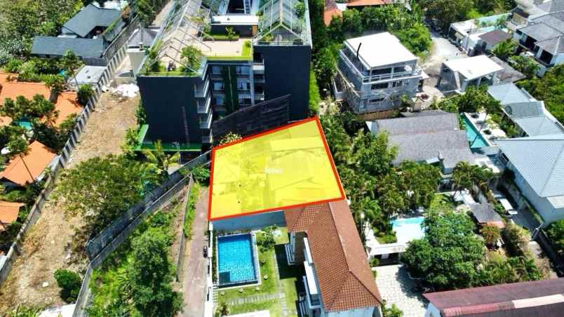 dijual villa jalan canggu kuta badung bali