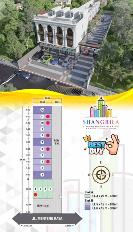 dijual villa jalan pasar merah menteng