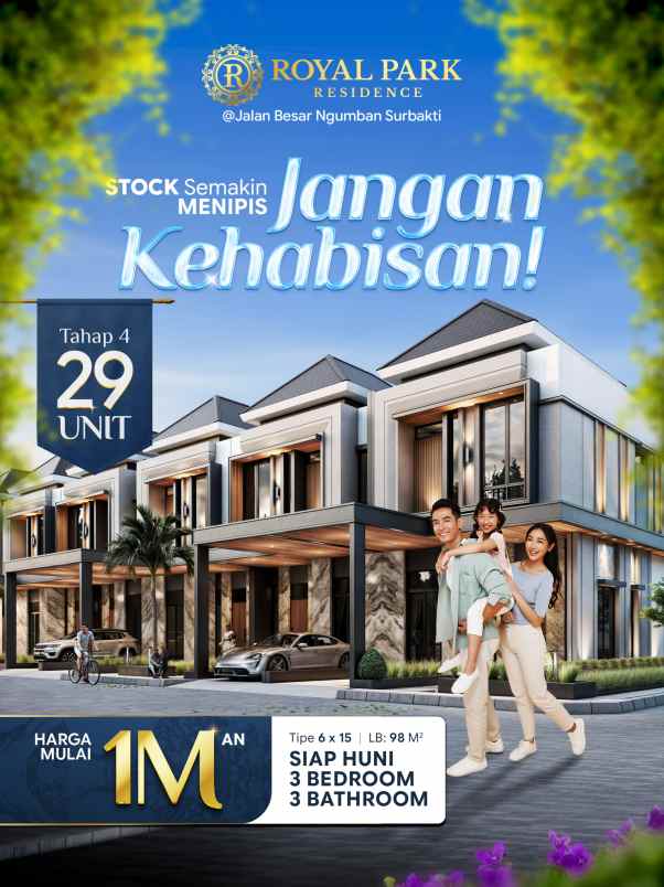dijual villa jl ngumban surbakti
