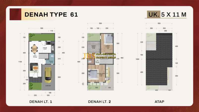 dijual villa komplek jemadi home jalan