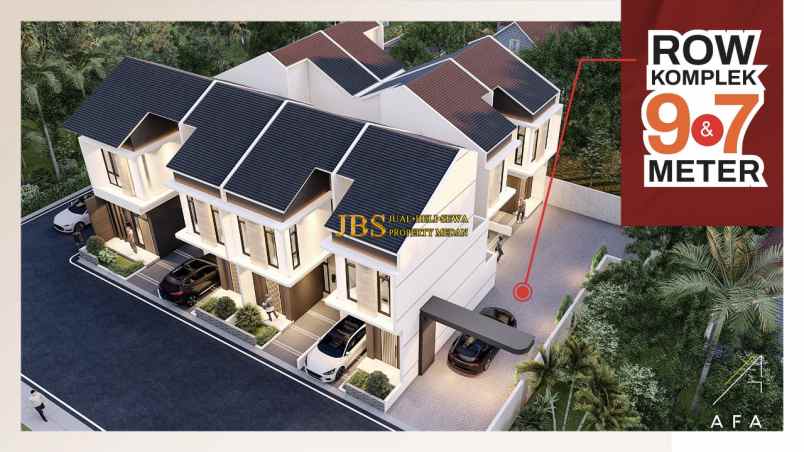 dijual villa komplek jemadi home jalan