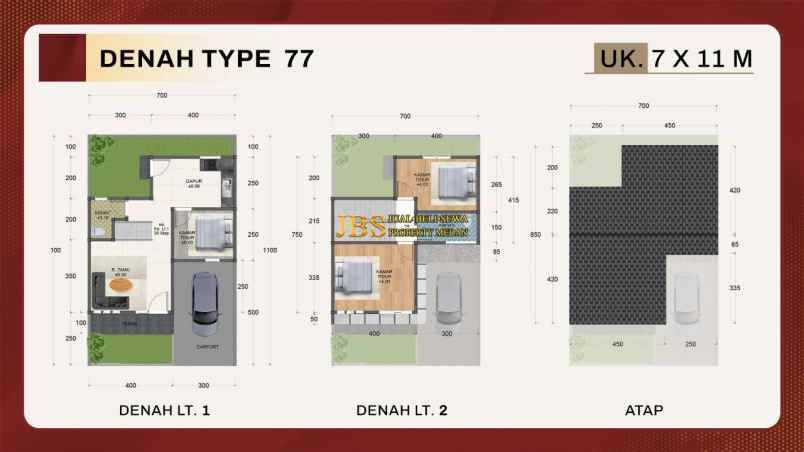 dijual villa komplek jemadi home jalan