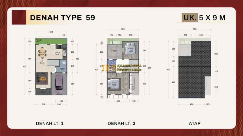 dijual villa komplek jemadi home jalan