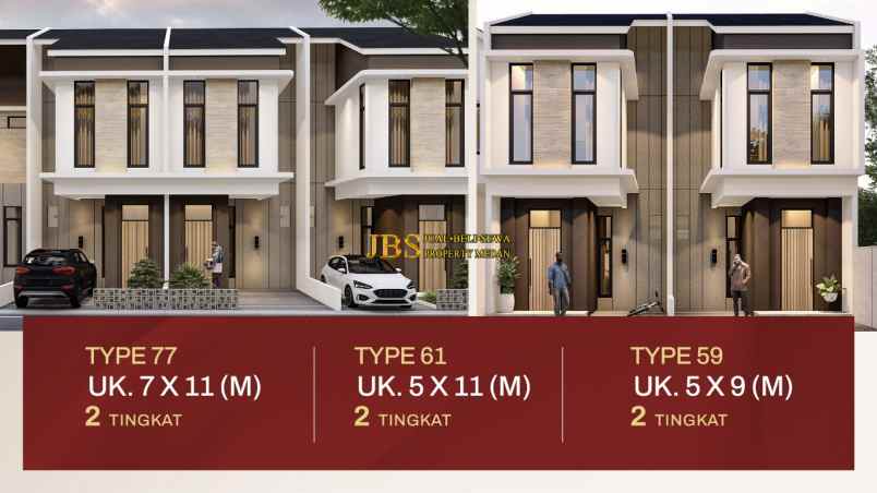 dijual villa komplek jemadi home jalan