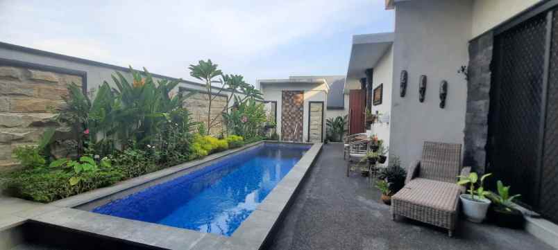 dijual villa minimalis lantai 2 tiying tutul pererenan