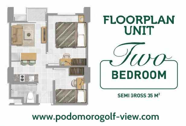 disewakan apartemen podomoro golf view