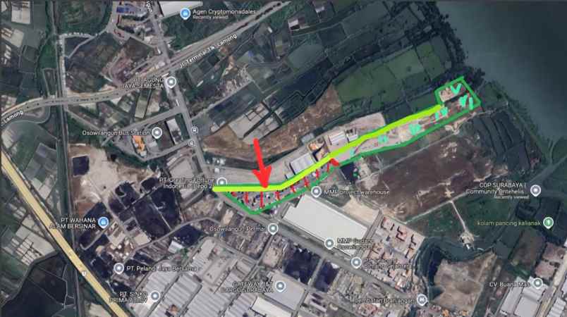 disewakan lahan di osowilangun