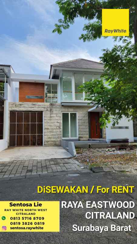disewakan rumah jalanjalan eastwood