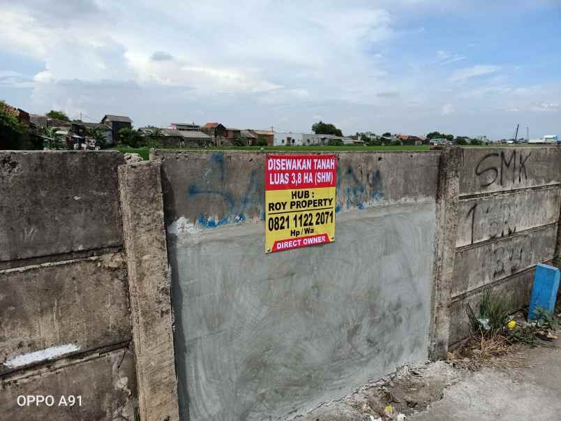 disewakan tanah jl marunda makmur