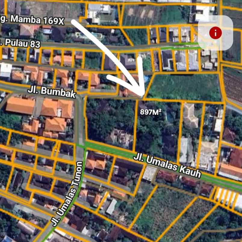 disewakan tanah umalas bumbak