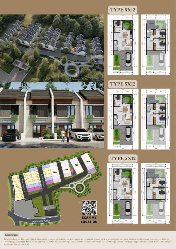 for sale cluster green aria prestige ciputat