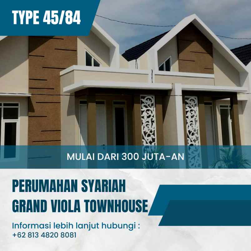 hunian eksklusif satu lantai rumah syariah di ponorogo