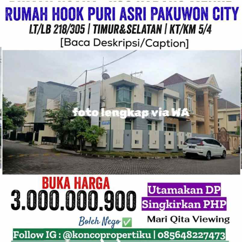 jarang ada rumah puri kalisari pakuwon city