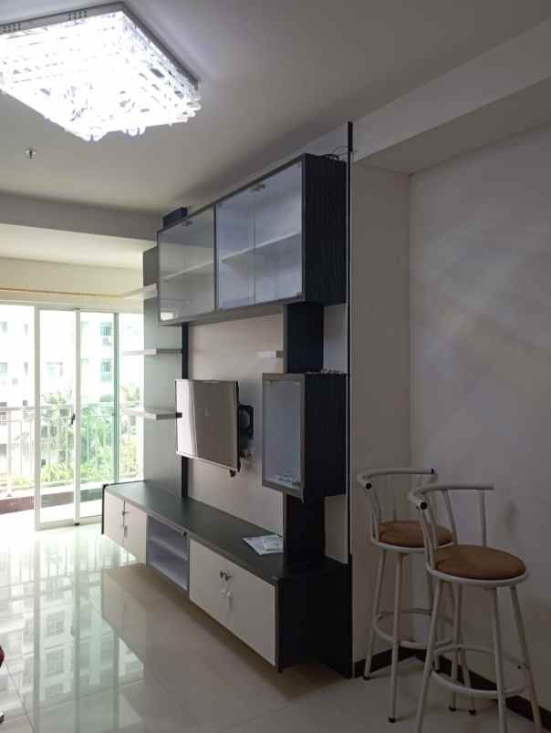 jual condominium furnished green bay lantai rendah