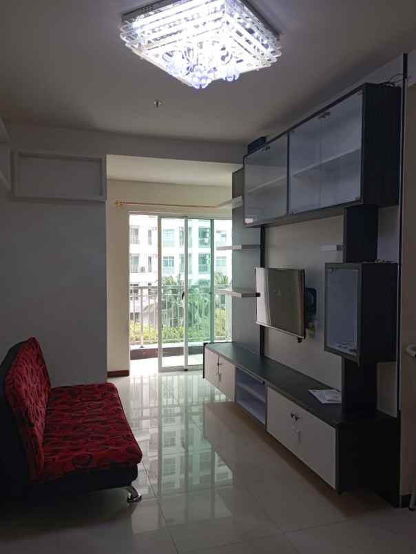 jual condominium furnished green bay lantai rendah