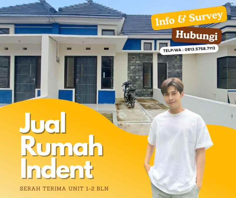 jual rumah indent stu kureng dari 3 bulan