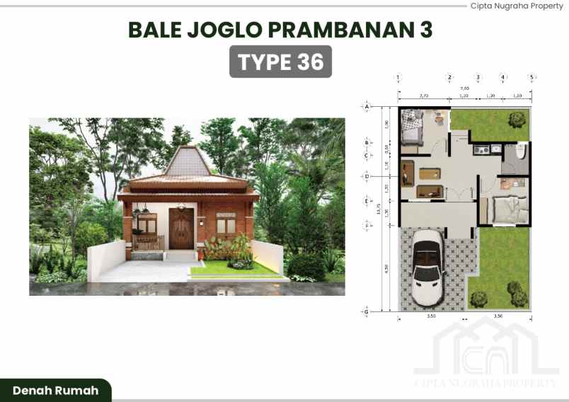 jual rumah joglo modern kualitas premium di prambanan