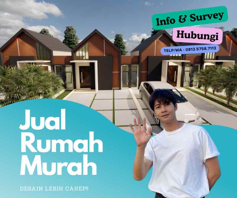 jual rumah murah desain lebih cakep