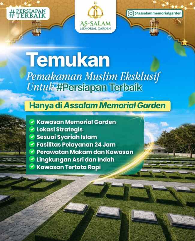 kavling makam islami ekslusif di bekasi