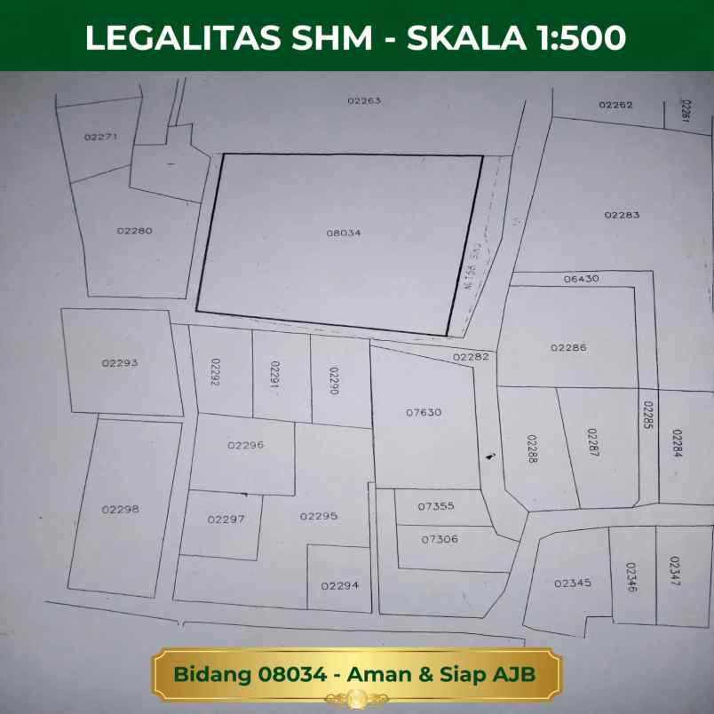 kavling strategis cipayung depok