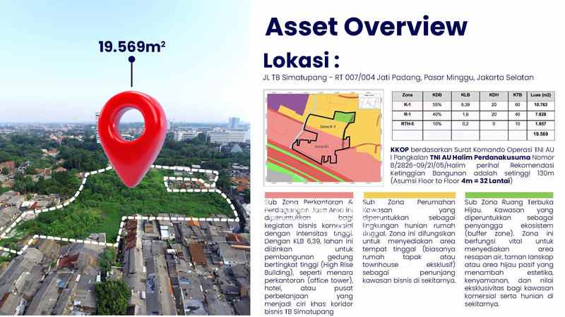 lahan prime 1 9ha di jalur emas tb simatupang