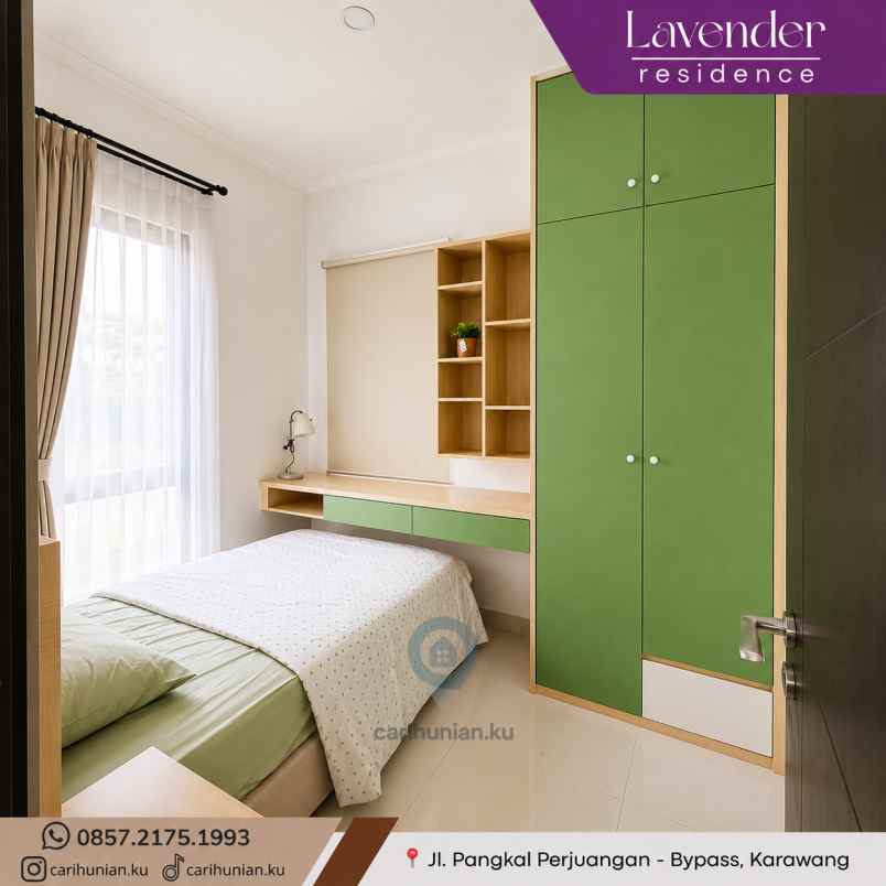 lavender 2 rumah 0 dp full bata merah terbaik
