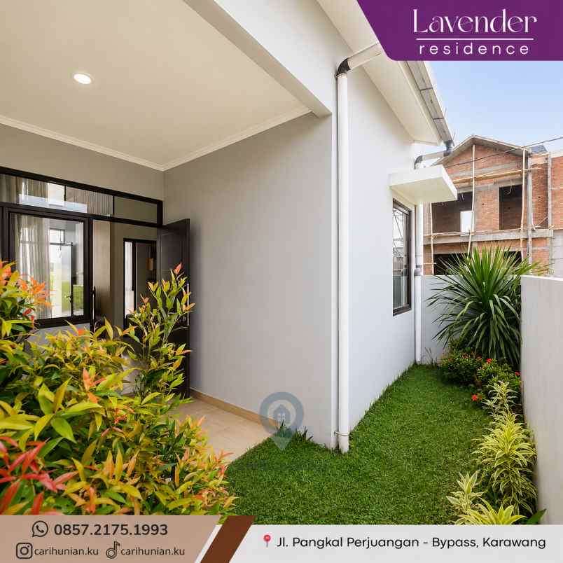 lavender 2 rumah 0 dp full bata merah terbaik