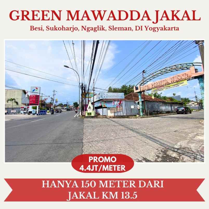 pekarangan strategis di jakal km 13 5